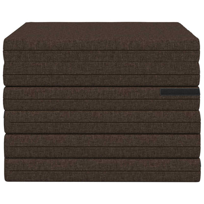 Divano Letto Pieghevole 140 x 67 x 45 cm Tortora | homemem39