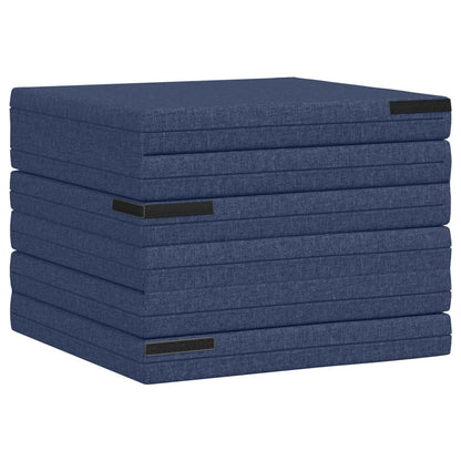 Divano Letto Pieghevole 140 x 67 x 45 cm Blu | homemem39