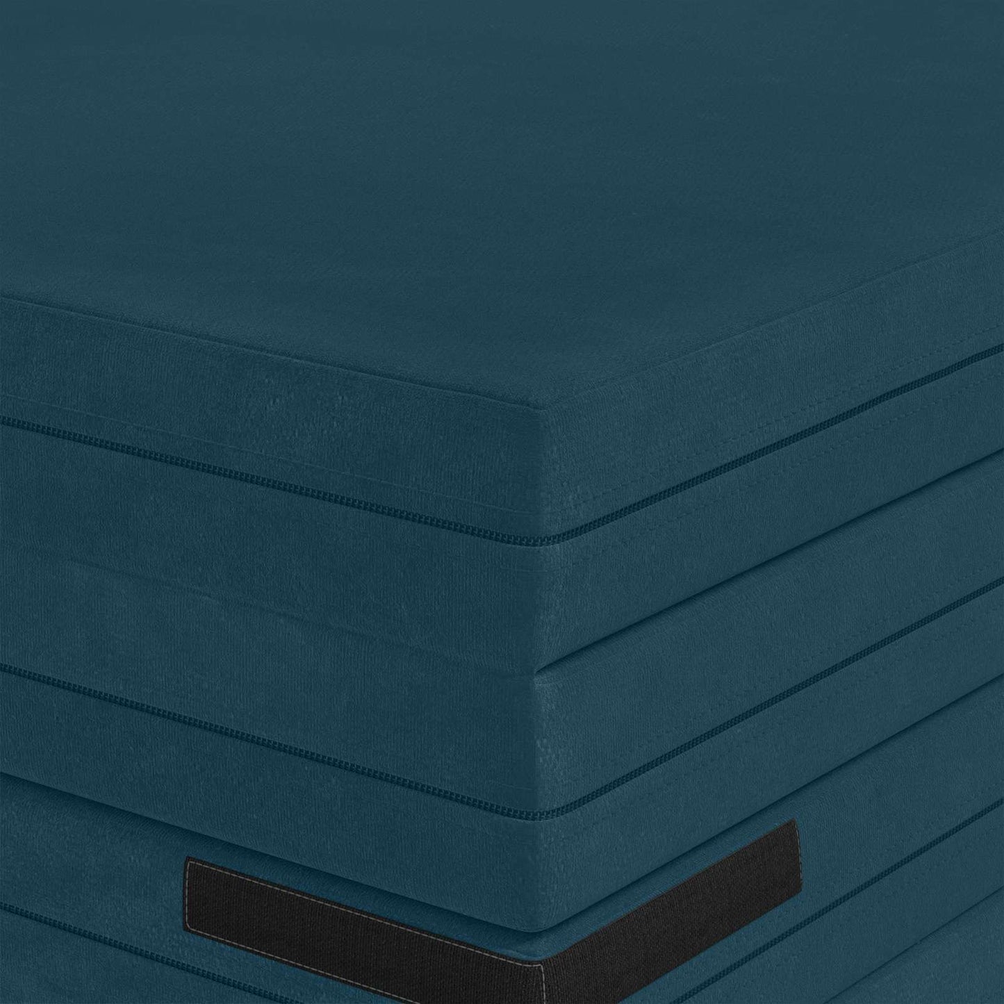 Divano Letto Pieghevole 140 x 67 x 45 cm Blu | homemem39