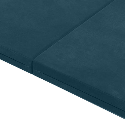 Divano Letto Pieghevole 140 x 67 x 45 cm Blu | homemem39
