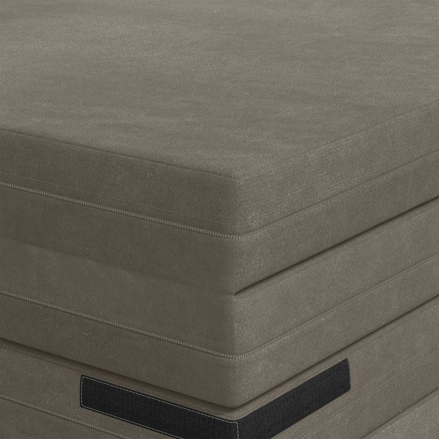 Divano Letto Pieghevole 140 x 67 x 45 cm Grigio Chiaro | homemem39