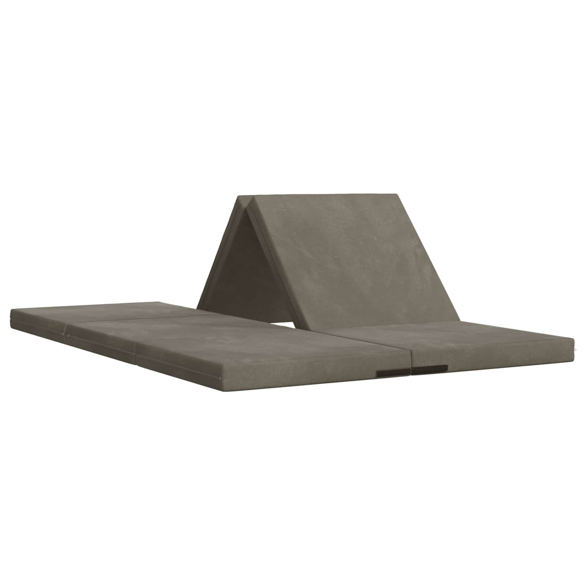 Divano Letto Pieghevole 70 x 67 x 48 cm Grigio Chiaro