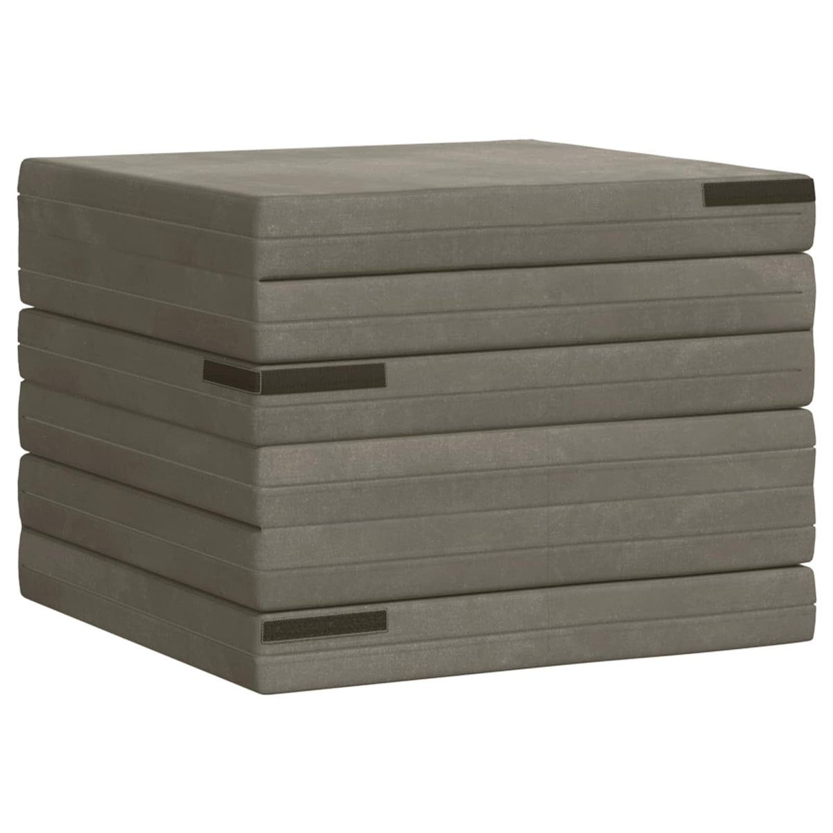 Divano Letto Pieghevole 70 x 67 x 48 cm Grigio Chiaro