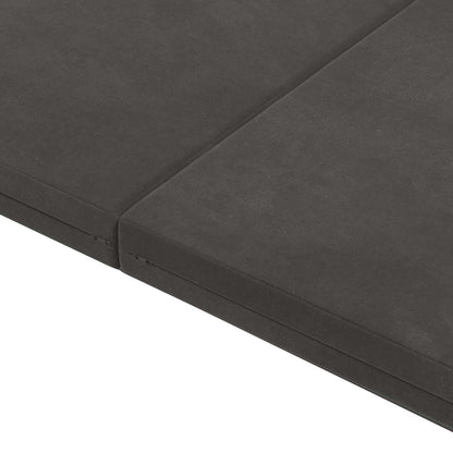 Divano Letto Pieghevole 140 x 67 x 45 cm Grigio Scuro | homemem39