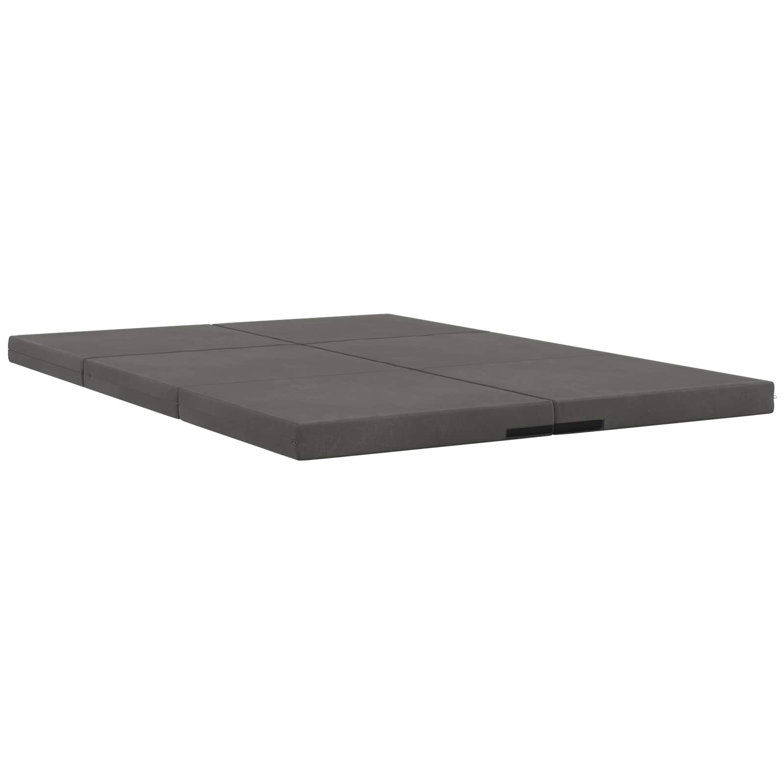 Divano Letto Pieghevole 140 x 67 x 45 cm Grigio Scuro | homemem39