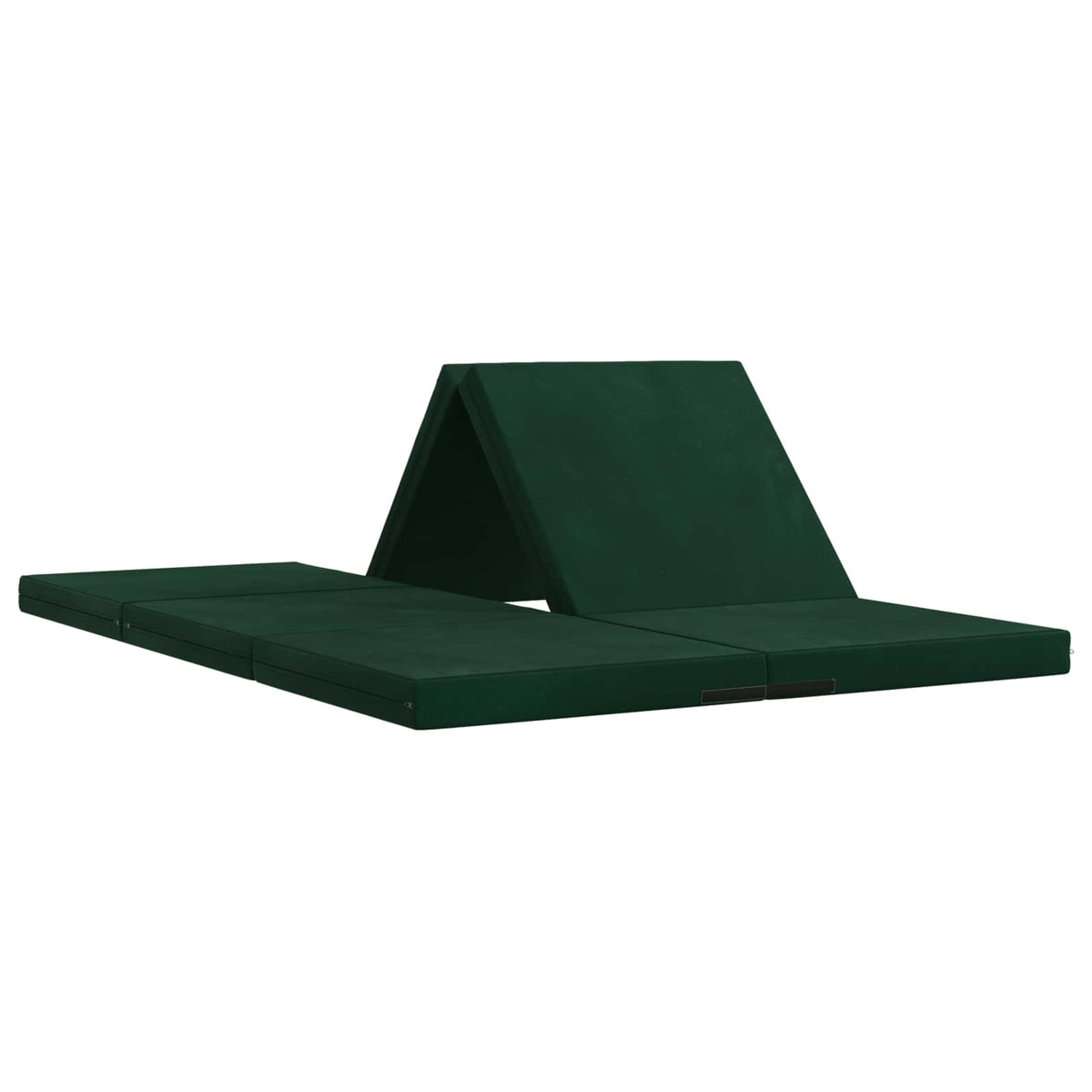 Divano Letto Pieghevole 70 x 67 x 48 cm Verde Scuro