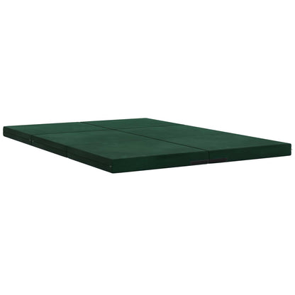 Divano Letto Pieghevole 70 x 67 x 48 cm Verde Scuro