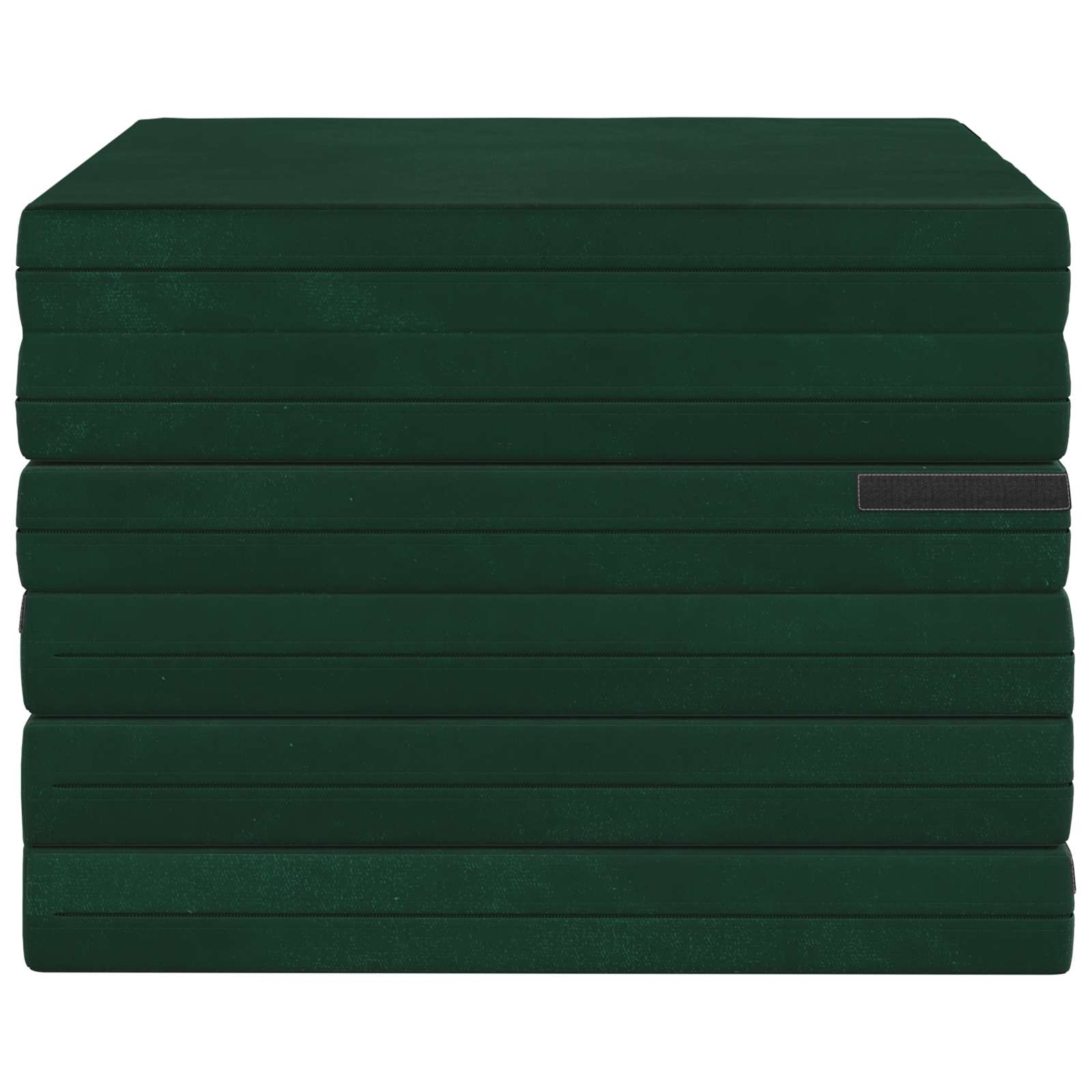 Divano Letto Pieghevole 140 x 67 x 45 cm Verde Scuro | homemem39