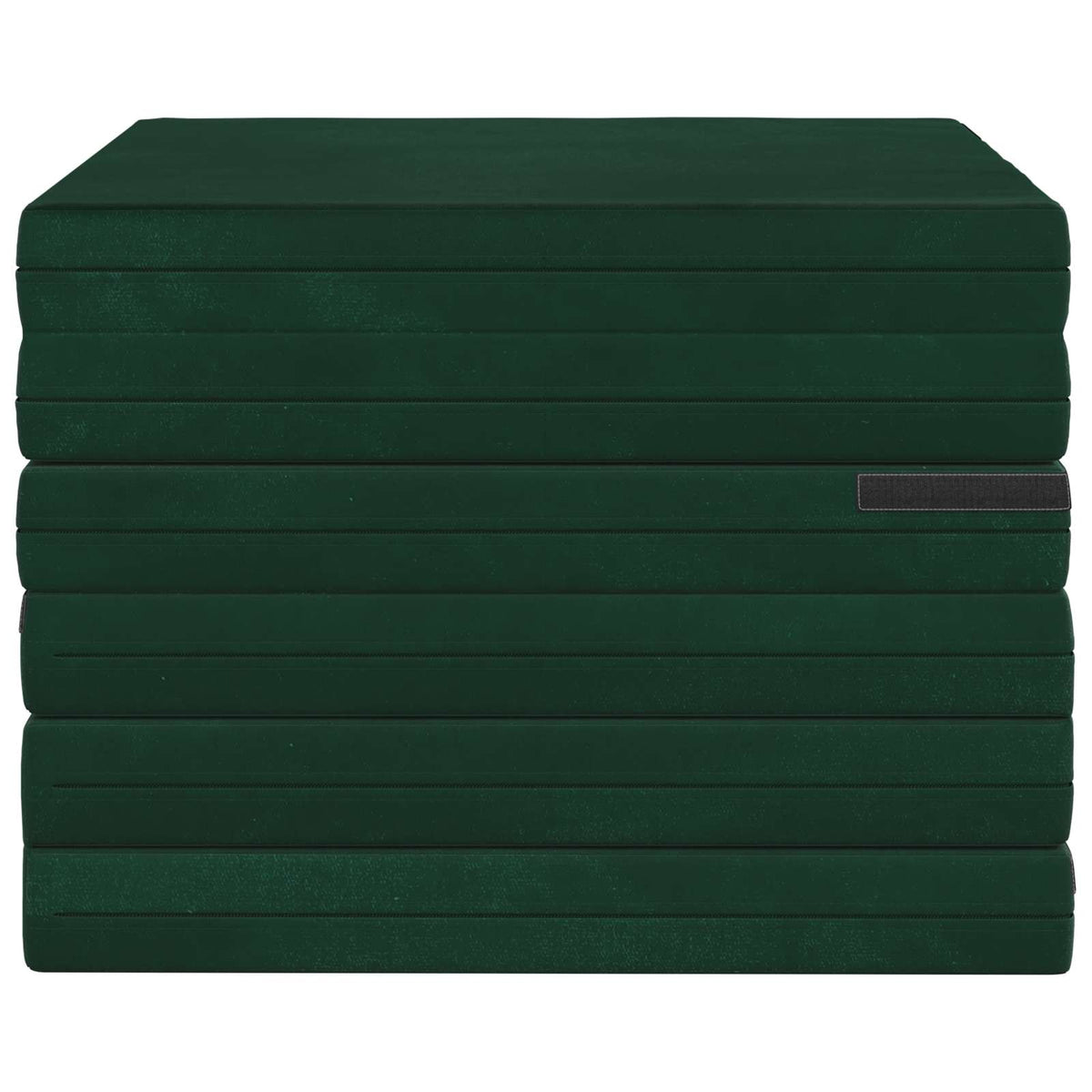 Divano Letto Pieghevole 70 x 67 x 48 cm Verde Scuro