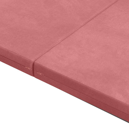 Divano Letto Pieghevole 140 x 67 x 45 cm Rosa | homemem39