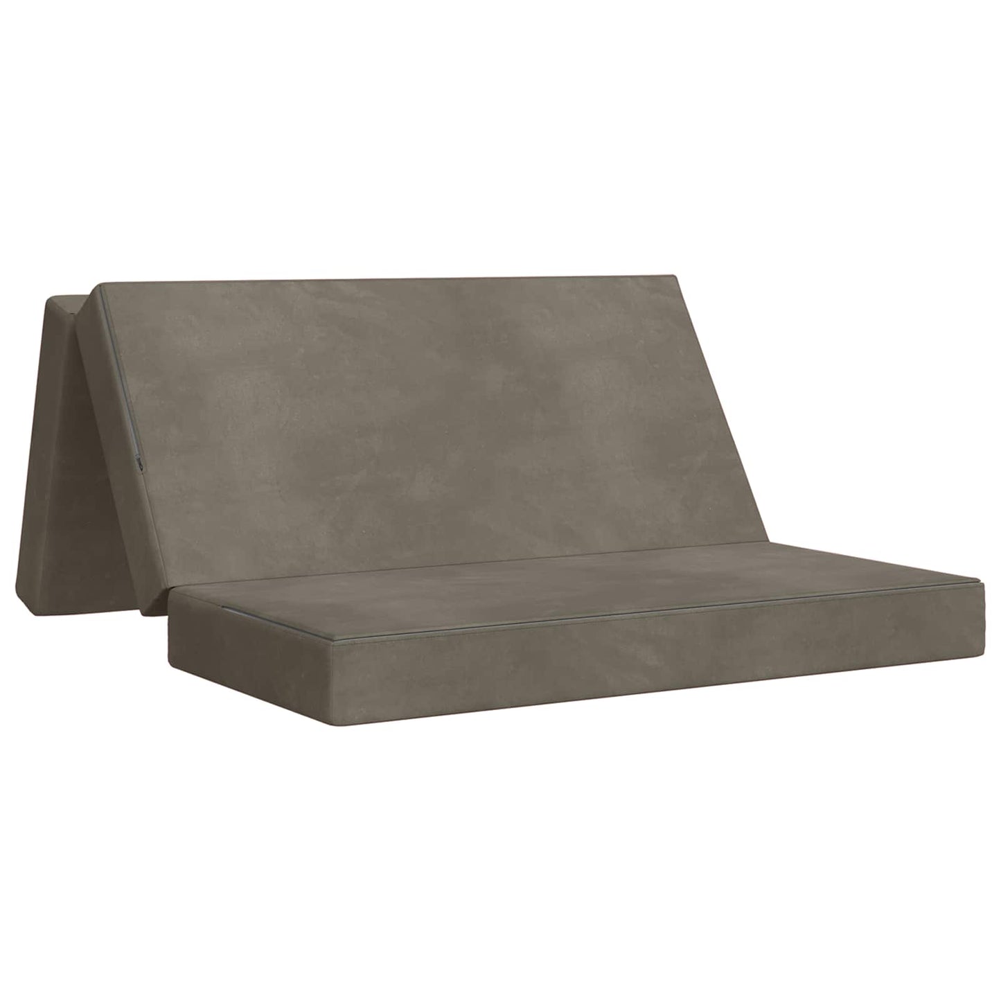 Divano Letto Pieghevole 160 x 67 x 45 cm Grigio Chiaro | homemem39