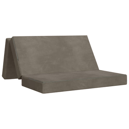Divano Letto Pieghevole 160 x 67 x 45 cm Grigio Chiaro | homemem39