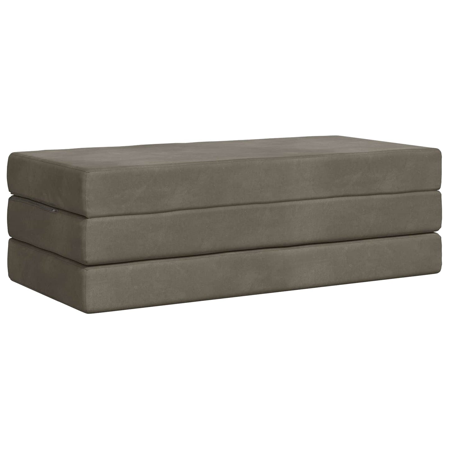 Divano Letto Pieghevole 160 x 67 x 45 cm Grigio Chiaro | homemem39