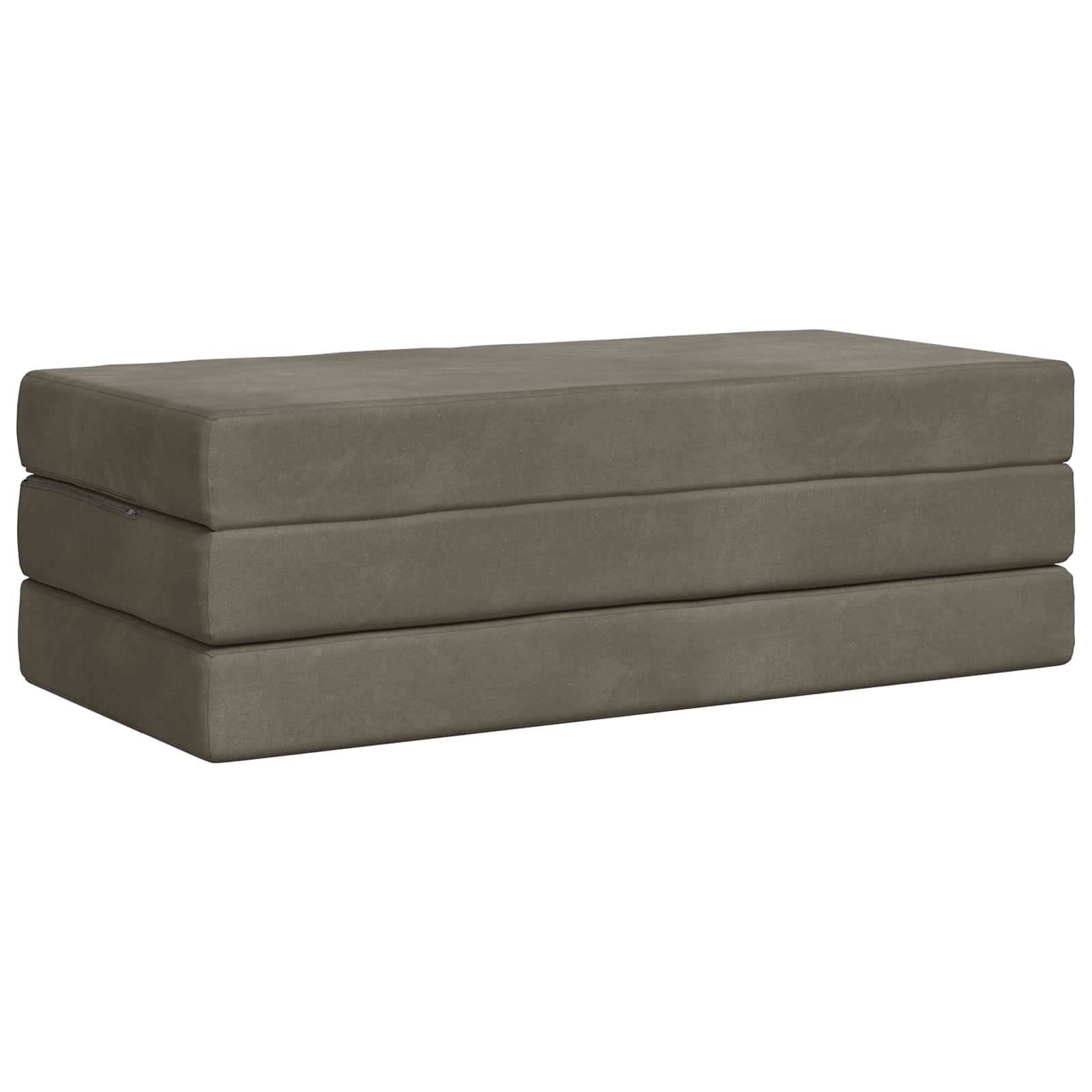 Divano Letto Pieghevole 160 x 67 x 45 cm Grigio Chiaro | homemem39