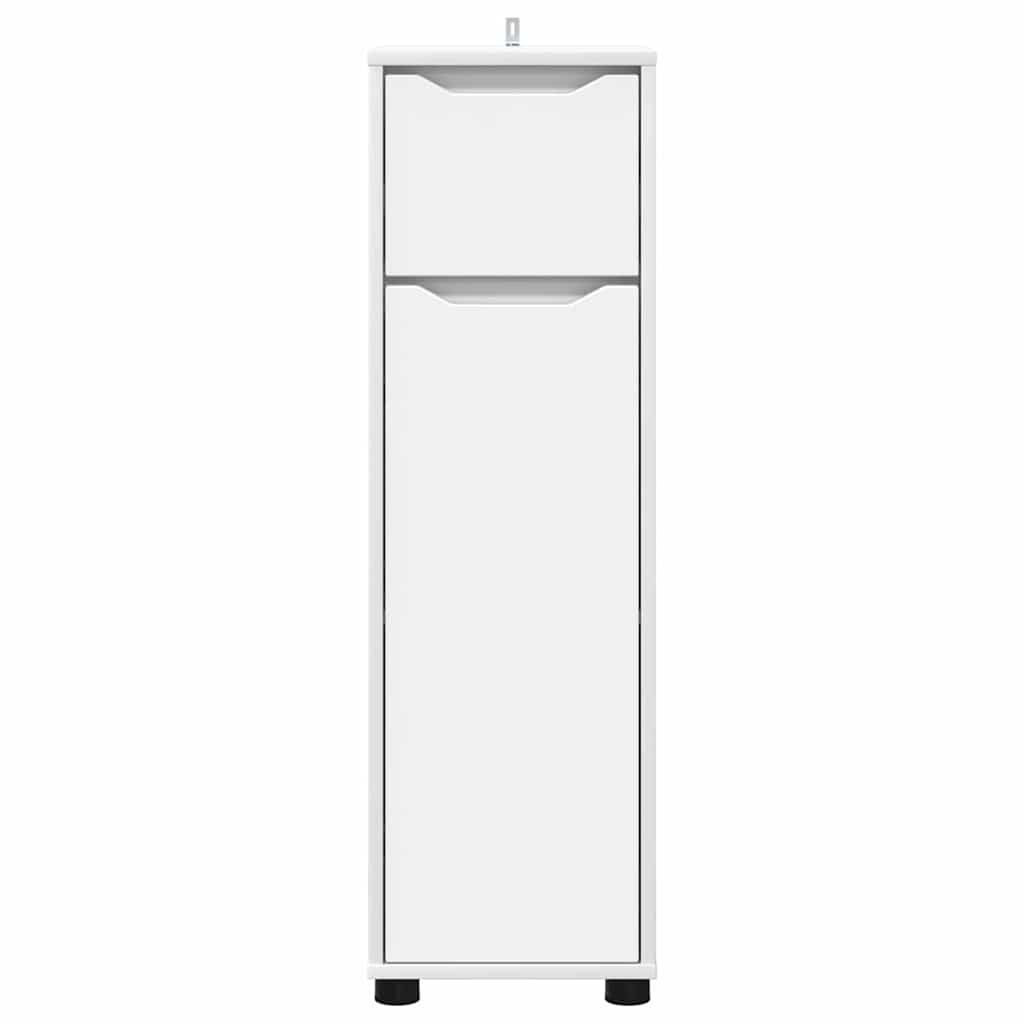 Mobile da Bagno Bianco 30,5 x 30 x 101 cm Legno multistrato | homemem39