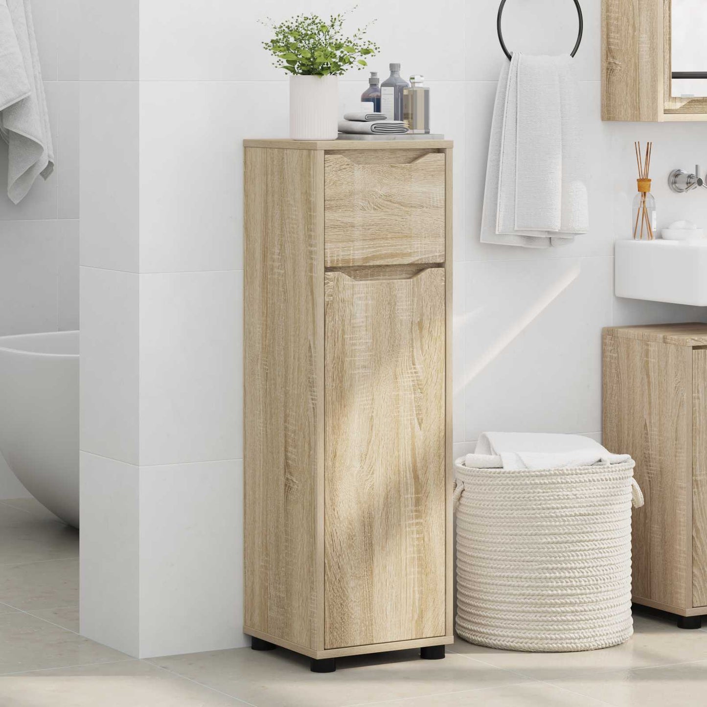 Mobile da Bagno Rovere Sonoma 30,5 x 30 x 101 cm