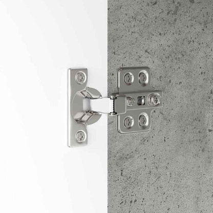 Mobile da Bagno con cassetto Grigio cemento 30,5 x 30 x 101 cm | homemem39