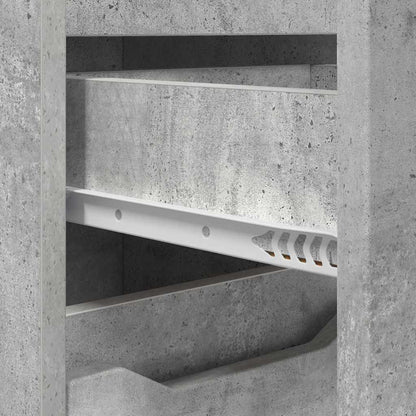 Mobile da Bagno con cassetto Grigio cemento 30,5 x 30 x 101 cm | homemem39