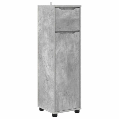 Mobile da Bagno con cassetto Grigio cemento 30,5 x 30 x 101 cm | homemem39