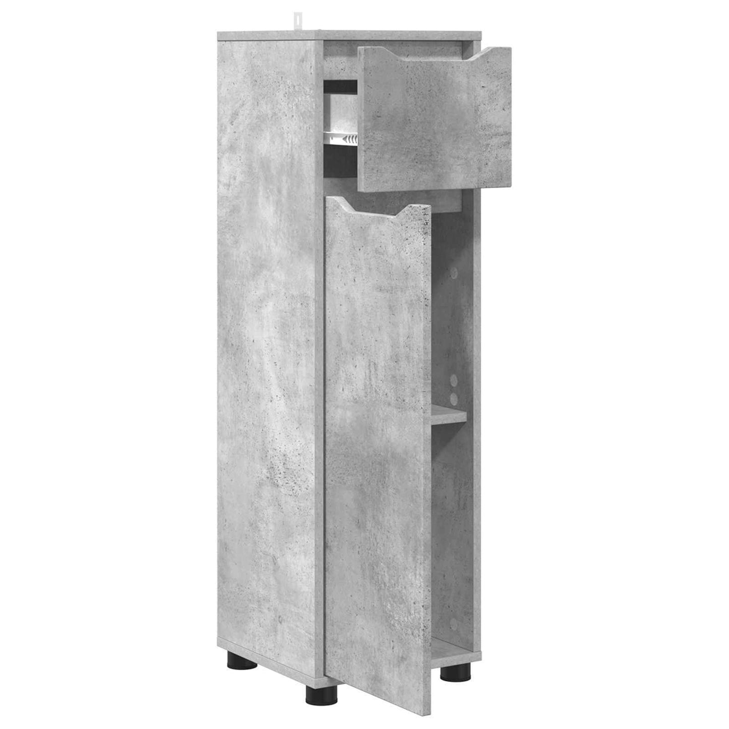 Mobile da Bagno Grigio cemento 30,5 x 30 x 101 cm