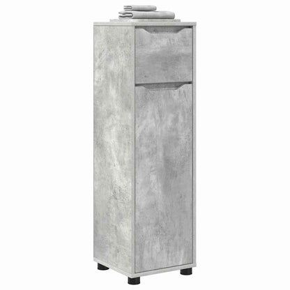 Mobile da Bagno con cassetto Grigio cemento 30,5 x 30 x 101 cm | homemem39