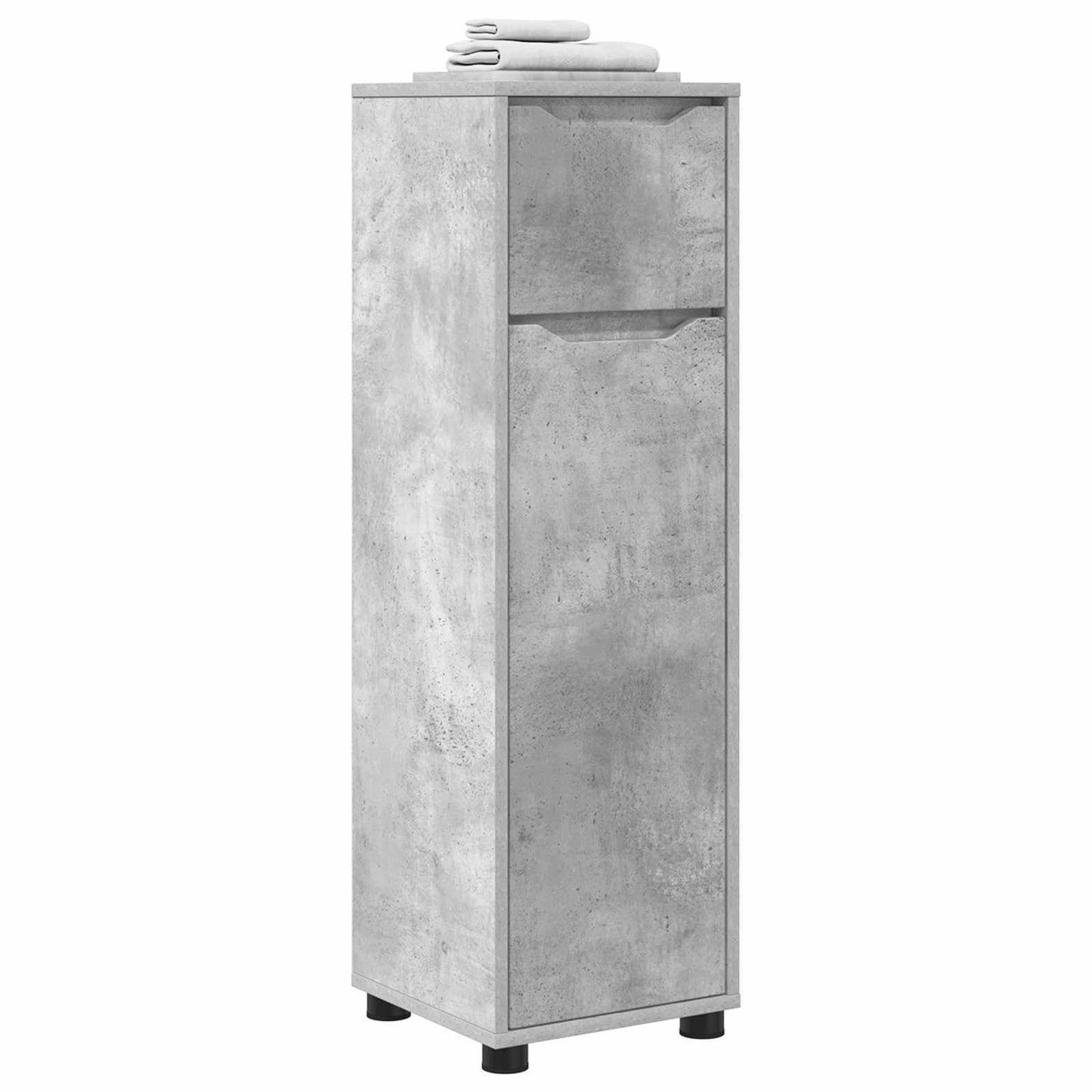 Mobile da Bagno Grigio cemento 30,5 x 30 x 101 cm