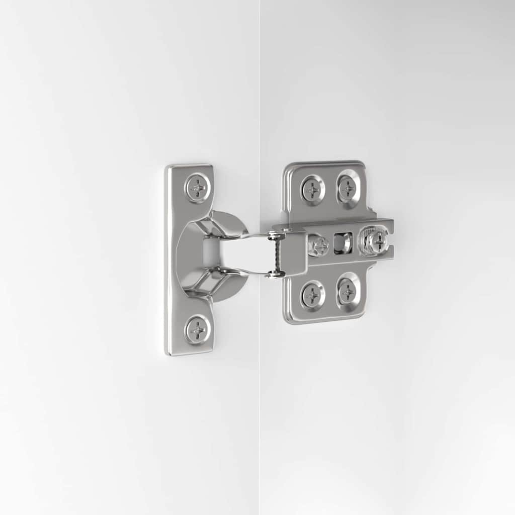 Mobile da Bagno con cassetto Bianco Lucido 30,5 x 30 x 101 cm | homemem39