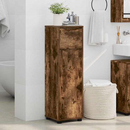 Mobile da Bagno con cassetto Rovere fumé 30,5 x 30 x 101 cm