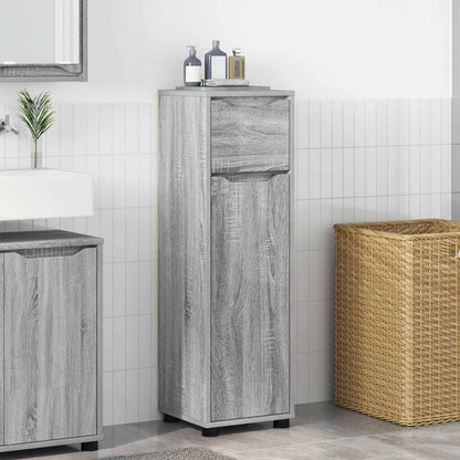 Mobile da Bagno Grigio Sonoma 30,5 x 30 x 101 cm