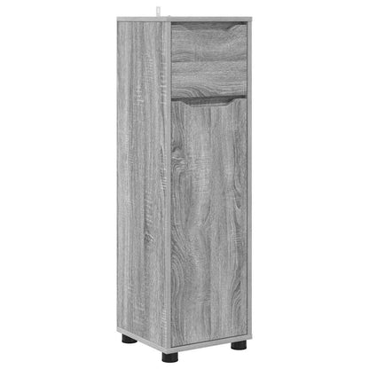 Mobile da Bagno con cassetto Grigio Sonoma 30,5 x 30 x 101 cm | homemem39