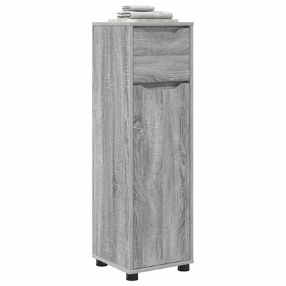 Mobile da Bagno con cassetto Grigio Sonoma 30,5 x 30 x 101 cm | homemem39