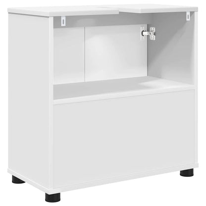 Mobile per lavabo da bagno con porta Bianco 60 x 30 x 60 cm