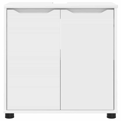 Mobile per lavabo da bagno con porta Bianco 60 x 30 x 60 cm