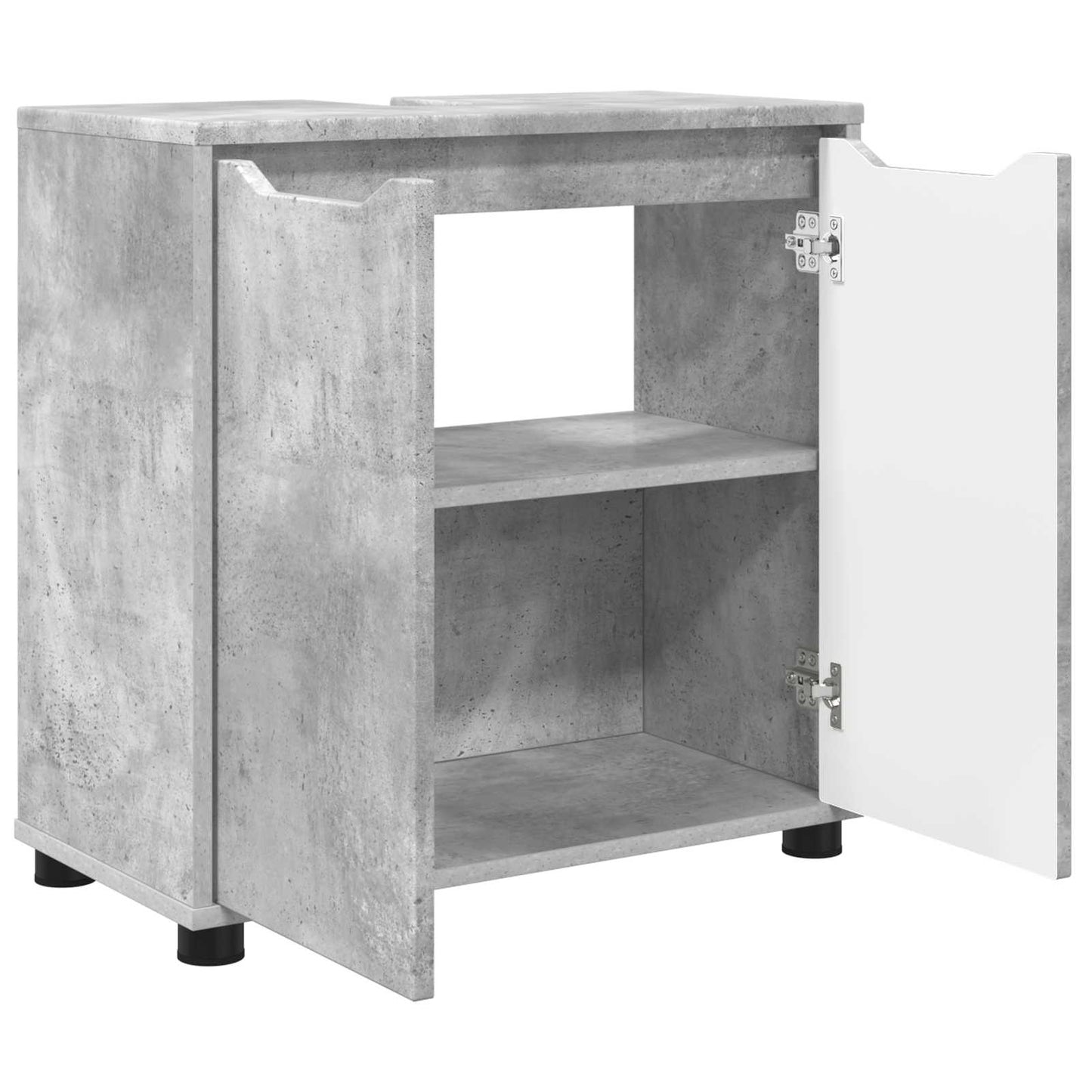 Mobile per lavabo da bagno Grigio cemento 60 x 30 x 60 cm | homemem39