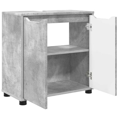 Mobile per lavabo da bagno Grigio cemento 60 x 30 x 60 cm | homemem39
