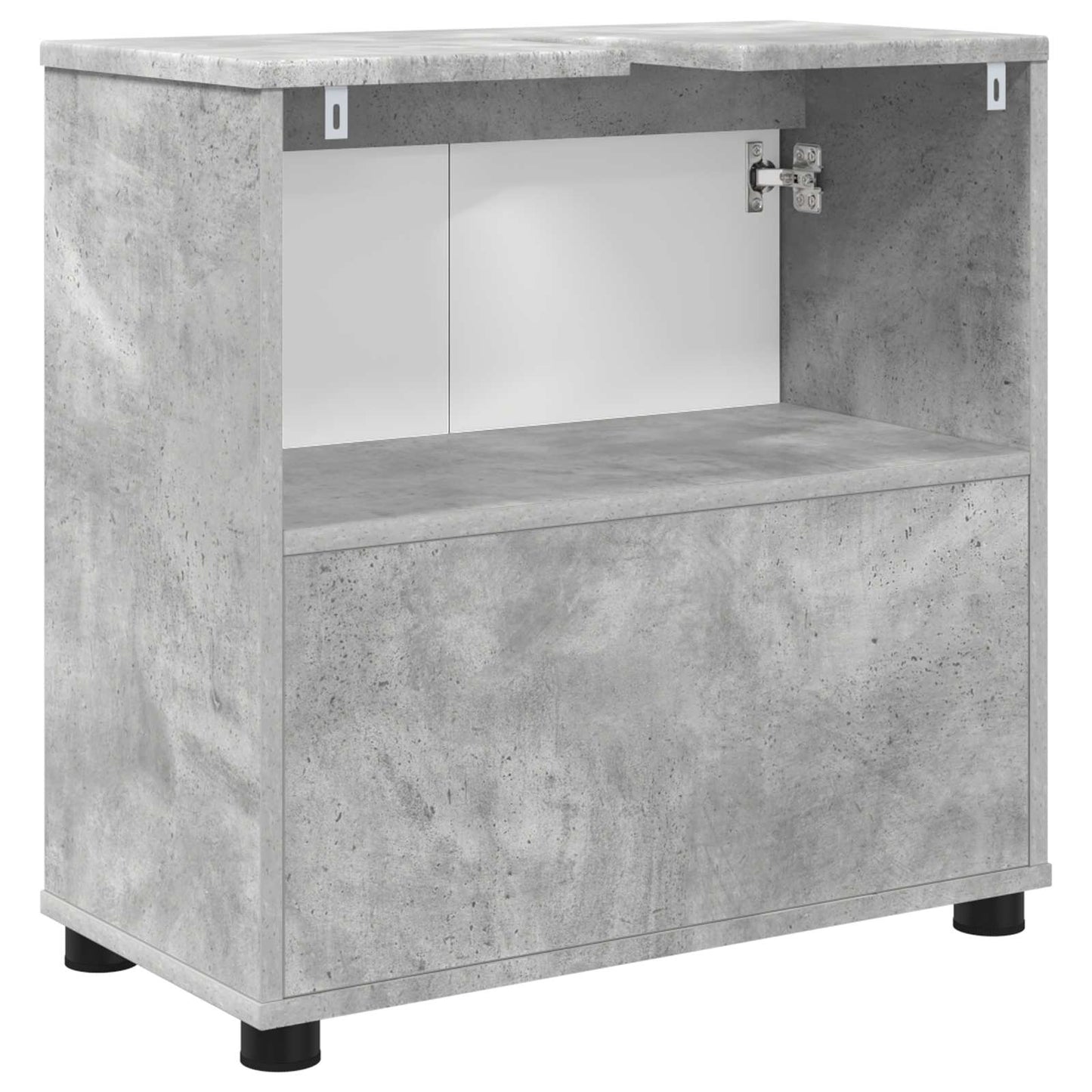Mobile per lavabo da bagno Grigio cemento 60 x 30 x 60 cm | homemem39