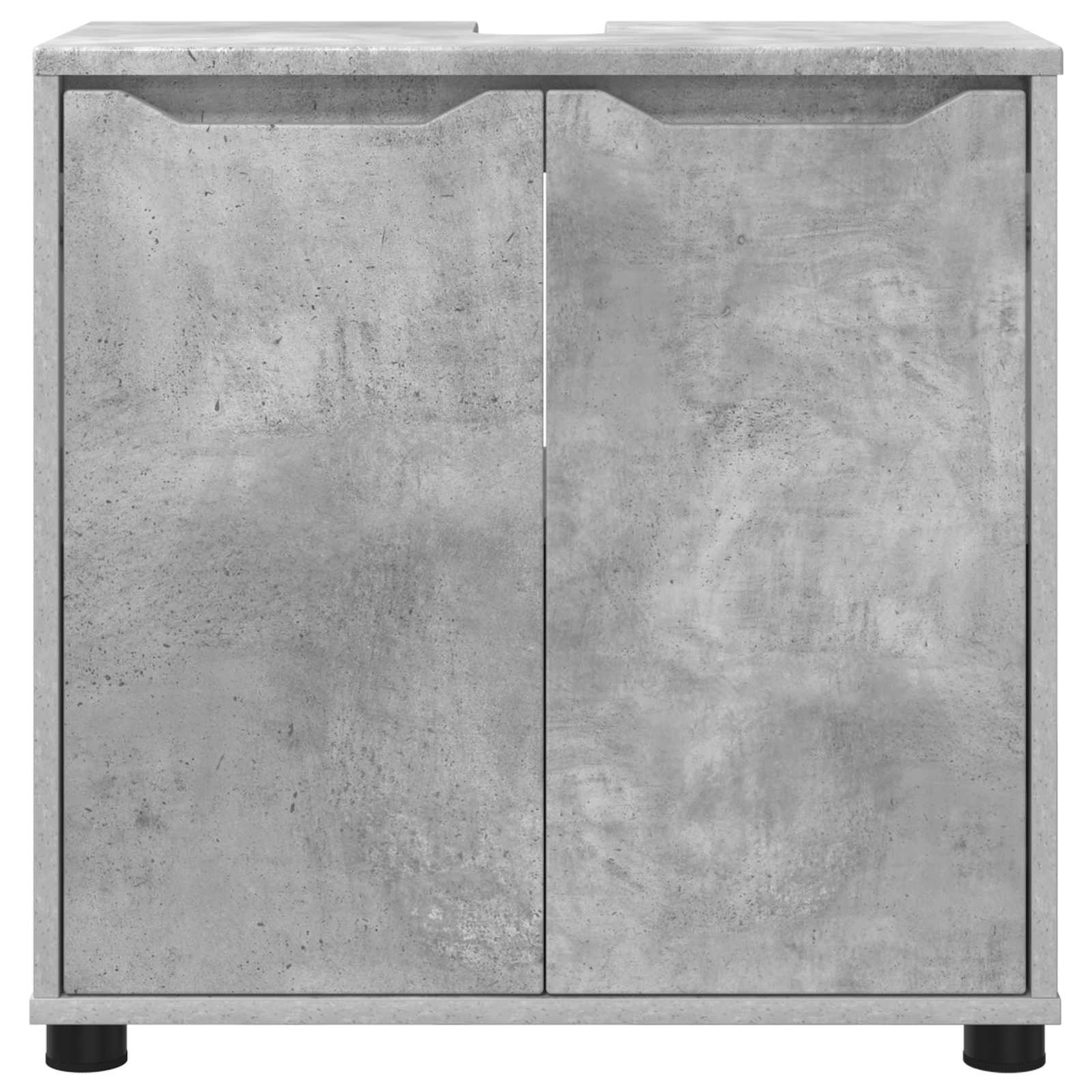 Mobile per lavabo da bagno Grigio cemento 60 x 30 x 60 cm | homemem39