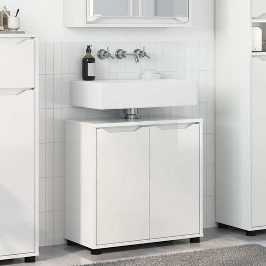 Mobile per lavabo da bagno Bianco Lucido 60 x 30 x 60 cm | homemem39