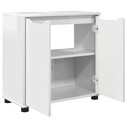 Mobile per lavabo da bagno Bianco Lucido 60 x 30 x 60 cm | homemem39