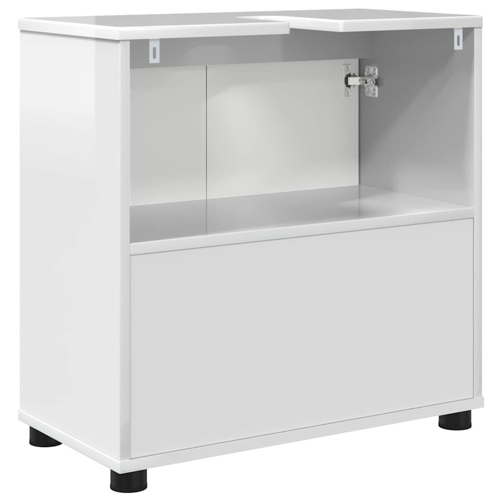 Mobile per lavabo da bagno Bianco Lucido 60 x 30 x 60 cm | homemem39