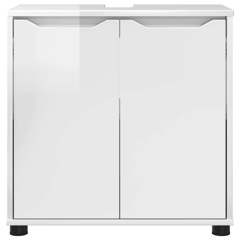 Mobile per lavabo da bagno Bianco Lucido 60 x 30 x 60 cm | homemem39