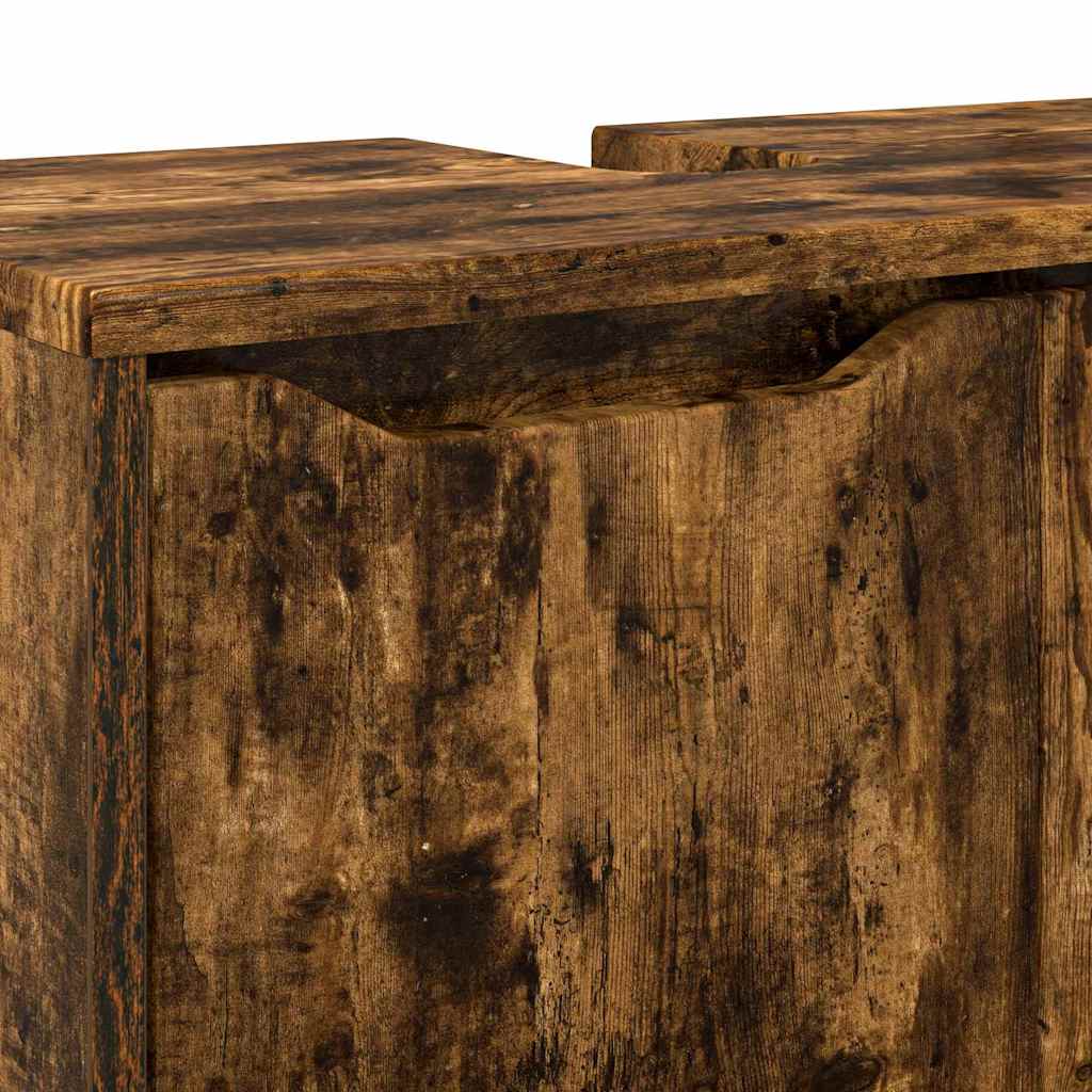Mobile per lavabo da bagno Rovere fumé 60 x 30 x 60 cm