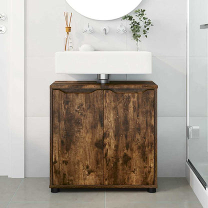 Mobile per lavabo da bagno Rovere fumé 60 x 30 x 60 cm | homemem39