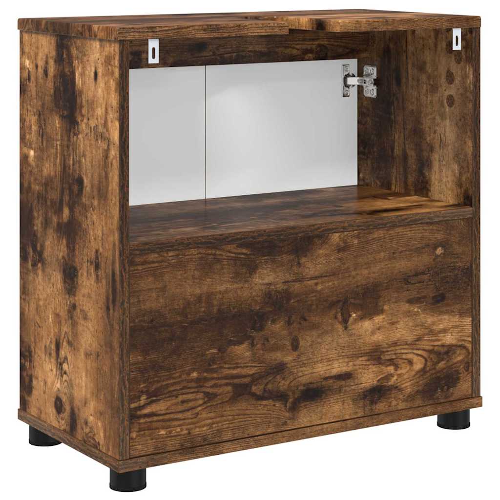 Mobile per lavabo da bagno Rovere fumé 60 x 30 x 60 cm | homemem39