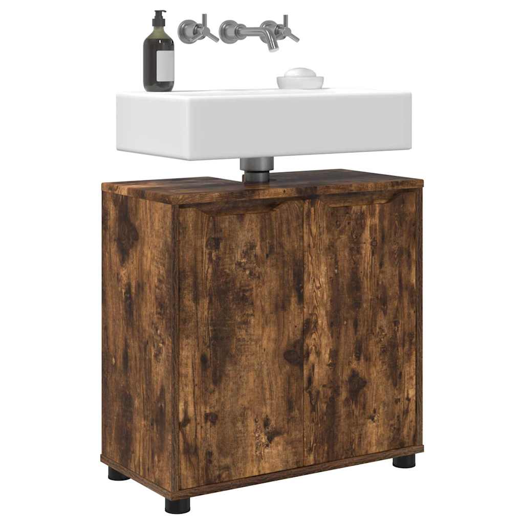 Mobile per lavabo da bagno Rovere fumé 60 x 30 x 60 cm | homemem39