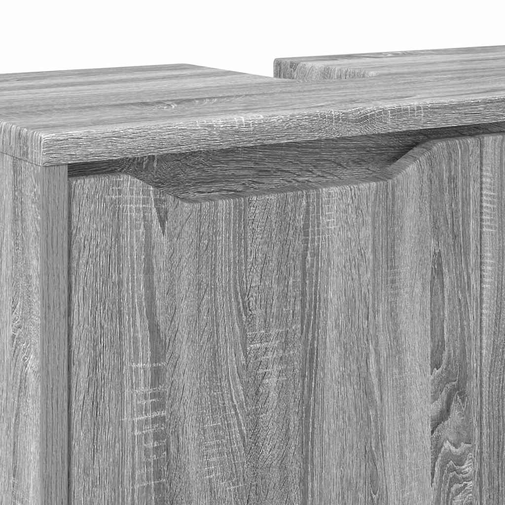 Mobile per lavabo da bagno Grigio Sonoma 60 x 30 x 60 cm