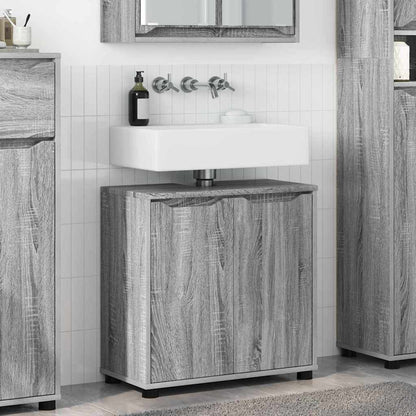 Mobile per lavabo da bagno Grigio Sonoma 60 x 30 x 60 cm | homemem39