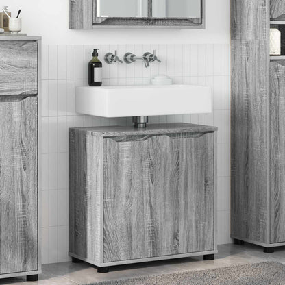 Mobile per lavabo da bagno Grigio Sonoma 60 x 30 x 60 cm