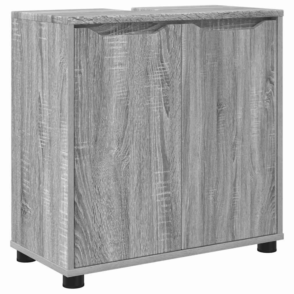 Mobile per lavabo da bagno Grigio Sonoma 60 x 30 x 60 cm | homemem39