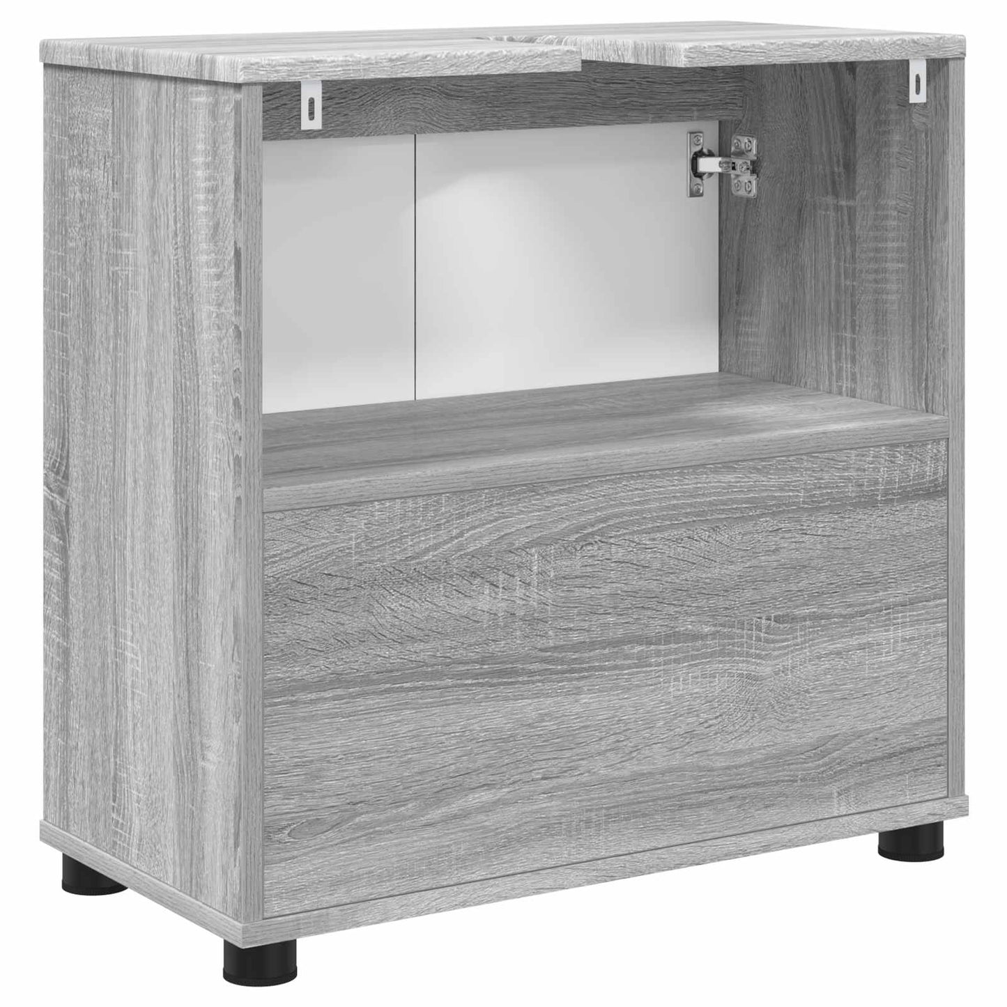 Mobile per lavabo da bagno Grigio Sonoma 60 x 30 x 60 cm